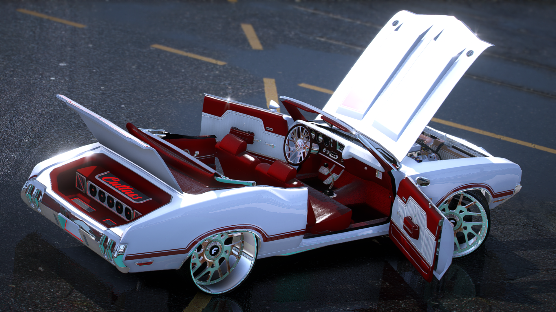 1970 442 Cutlass Vert