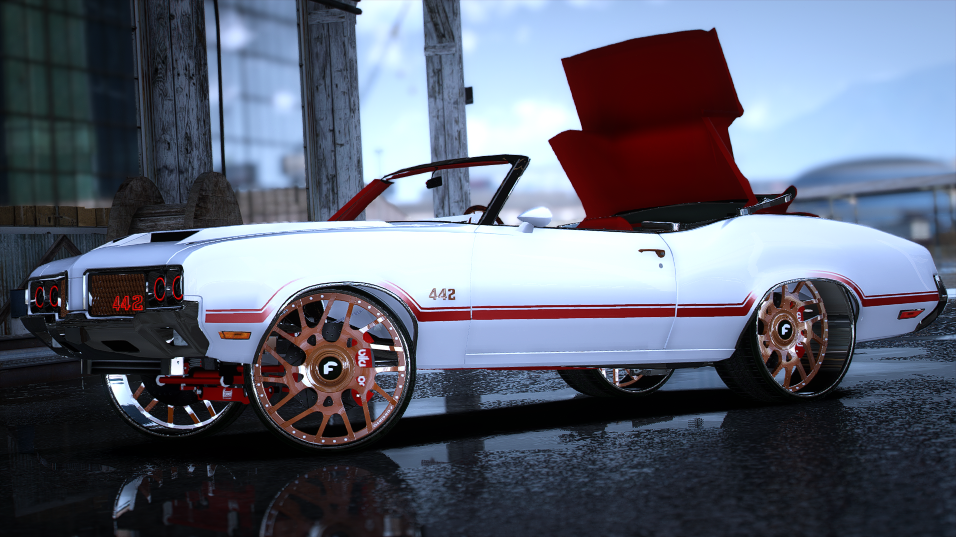 1970 442 Cutlass Vert