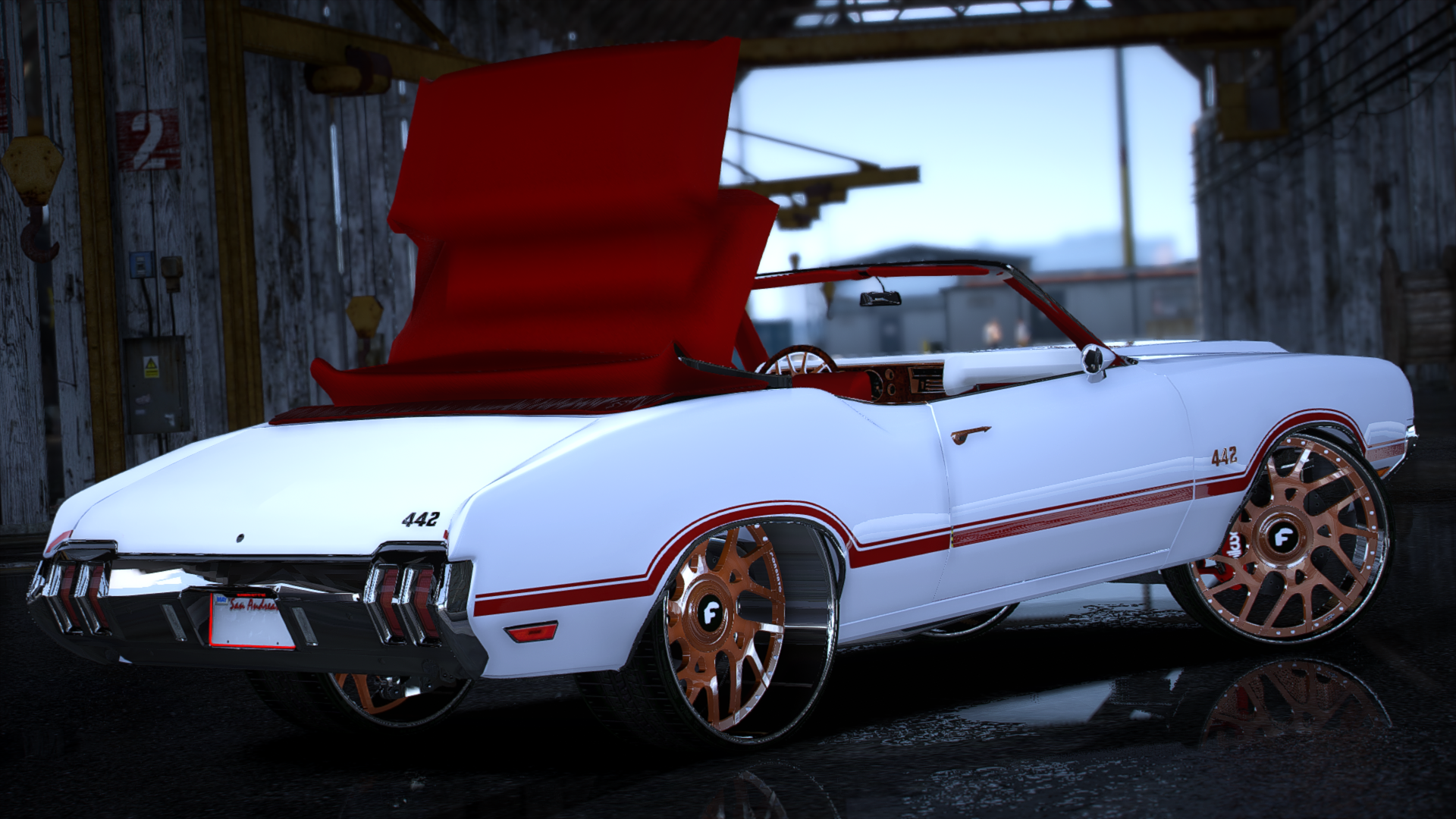 1970 442 Cutlass Vert