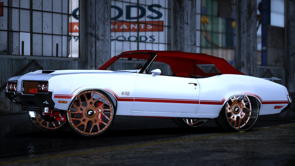 1970 442 Cutlass Vert