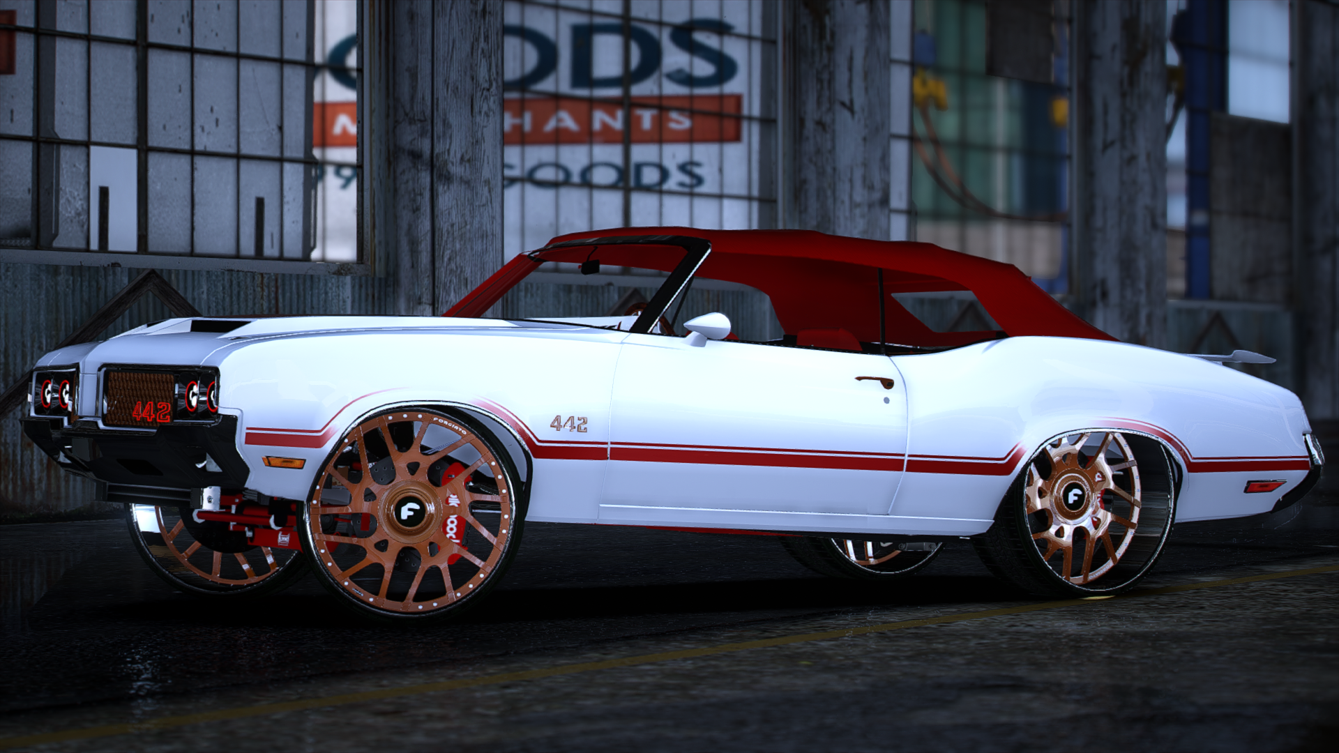 1970 442 Cutlass Vert