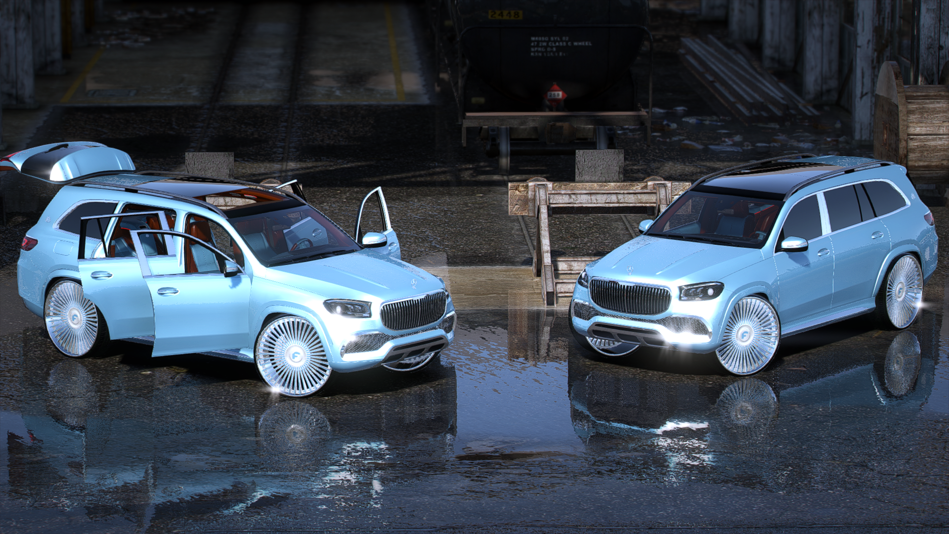 2023 Maybach GLS 600 with the bounce