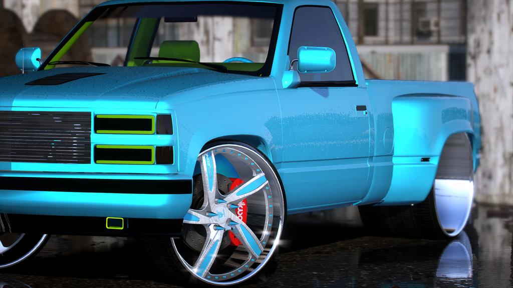 1994 BabyDually Silverado on CF MOB