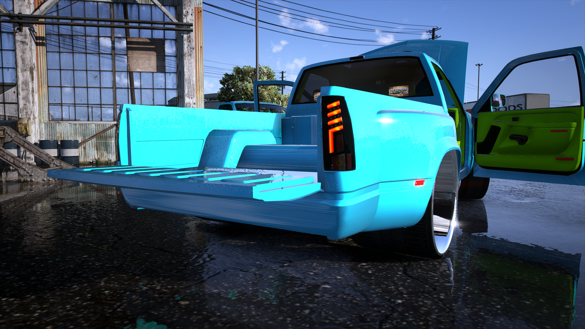 1994 BabyDually Silverado on CF MOB