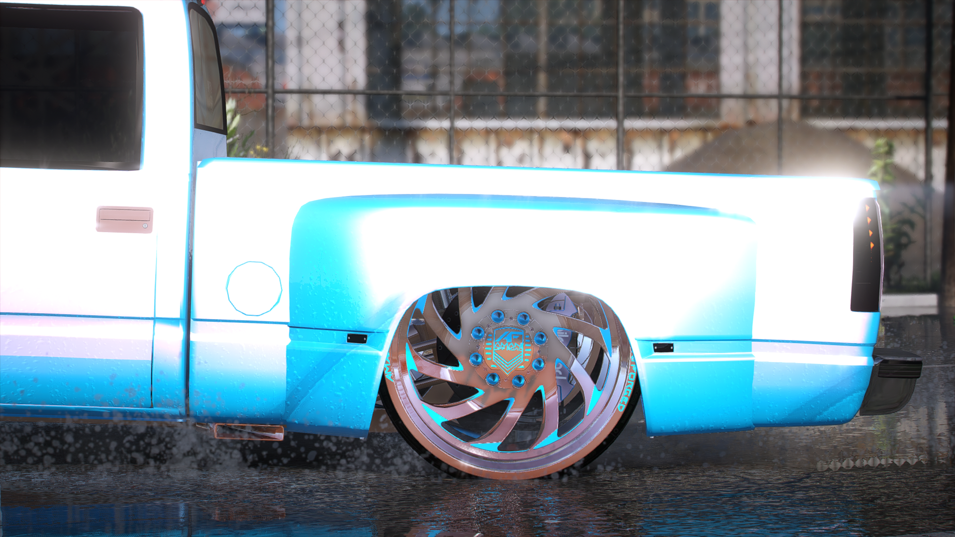 94 Bagged OBS Dually w/Trailer
