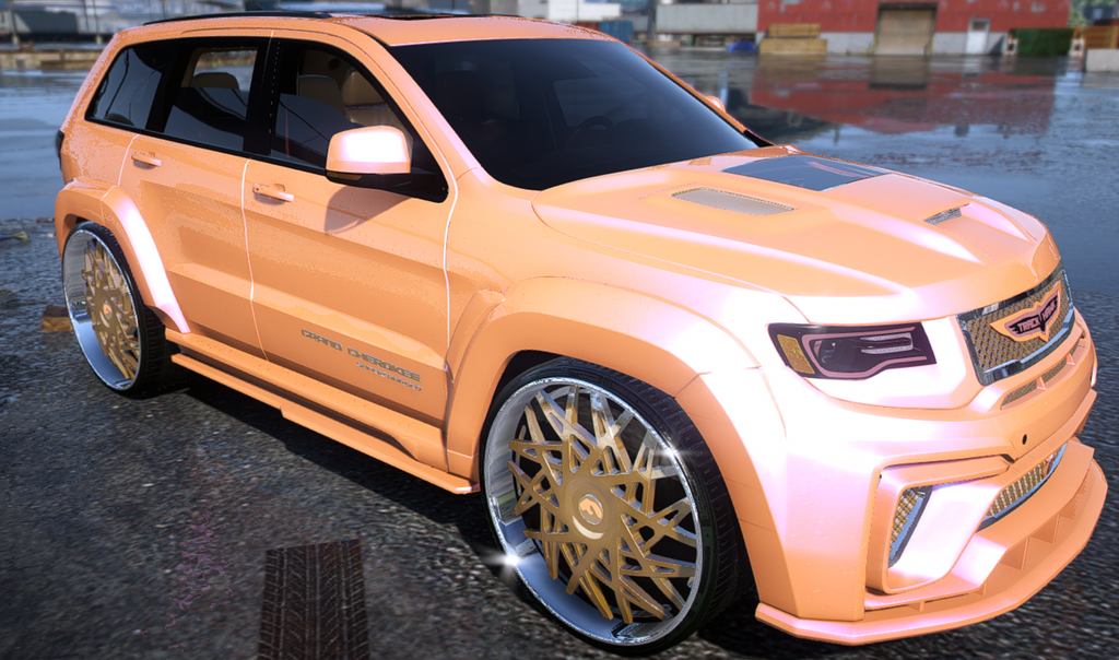 CJ on 32s Replica Trackhawk w/full interior