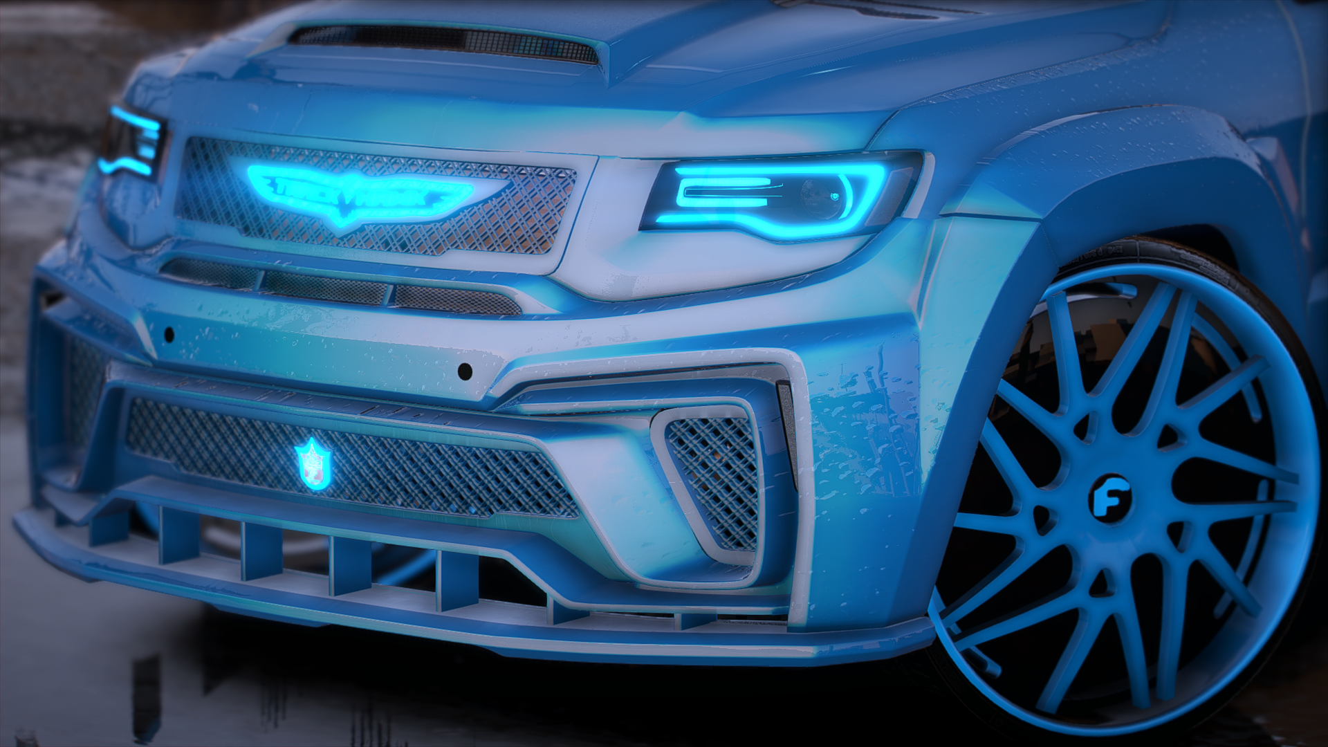 Cj on 32s Tiff Blu Trackhawk