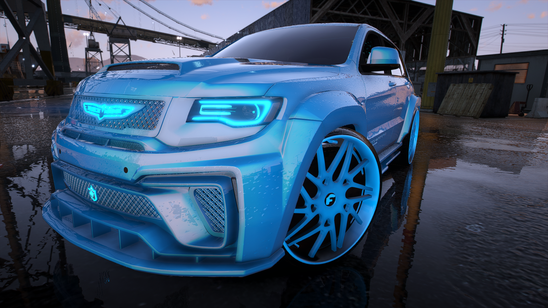Cj on 32s Tiff Blu Trackhawk