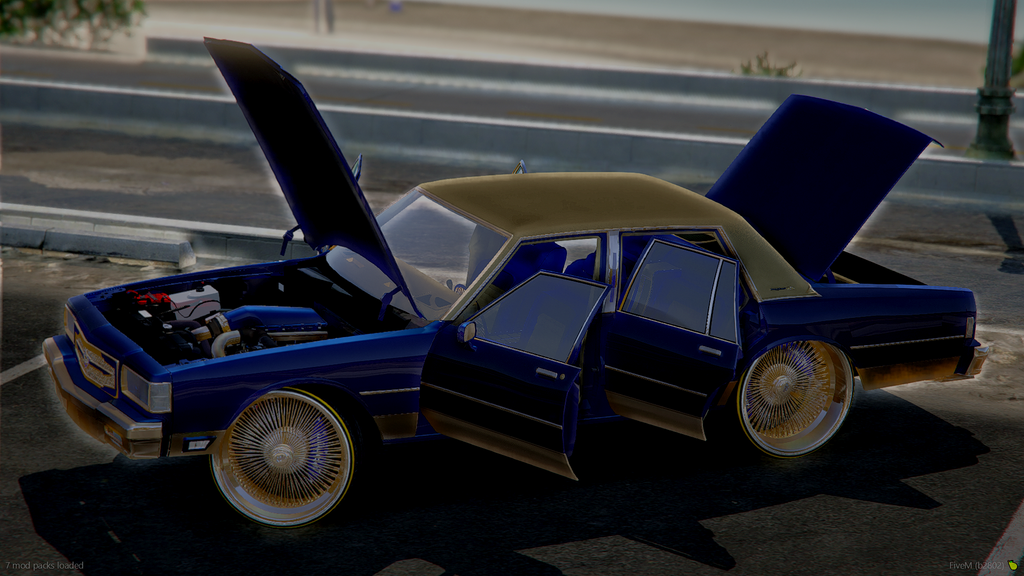 1986 Full Top Box Chevy on Spokes