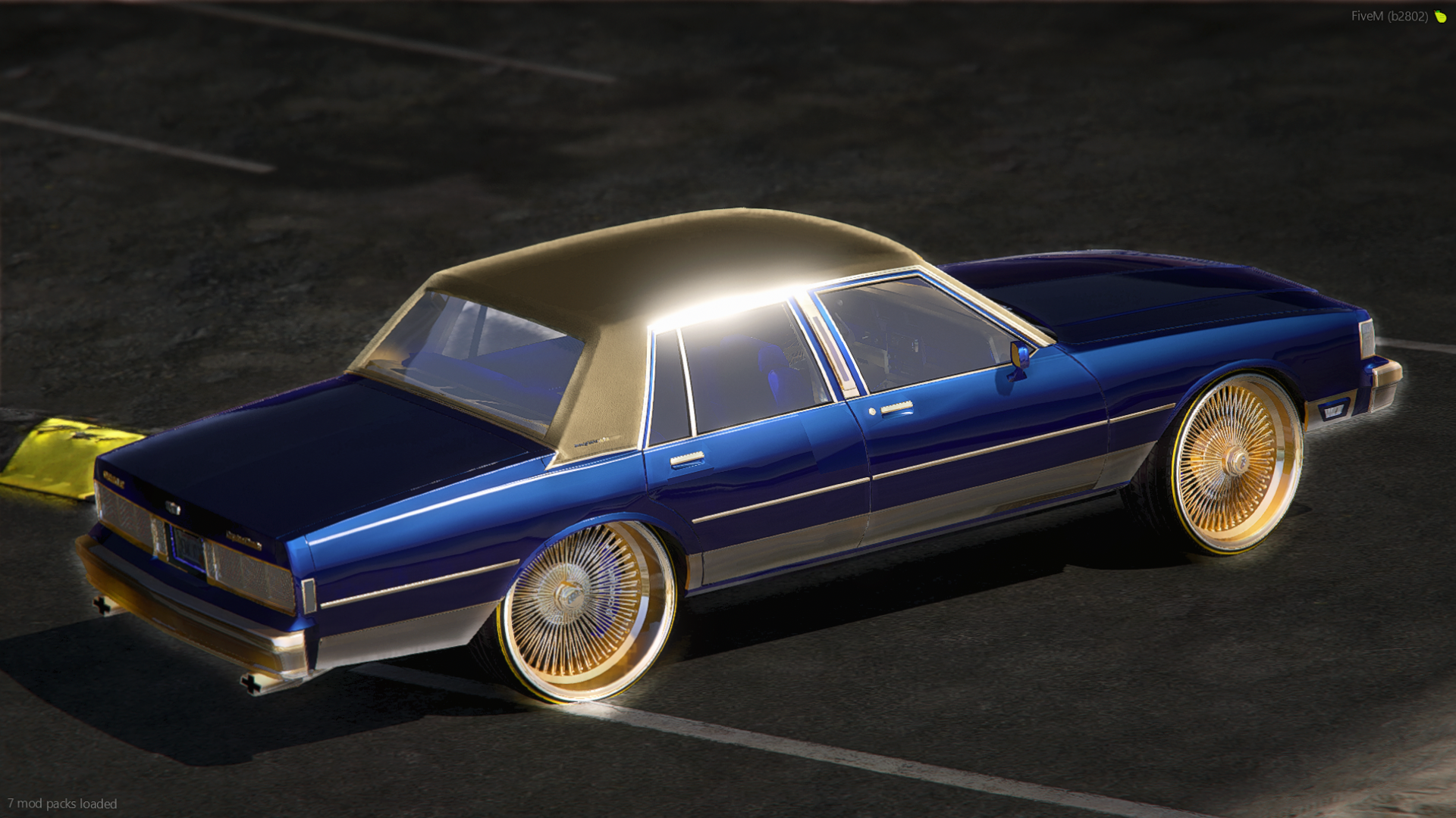 1986 Full Top Box Chevy on Spokes