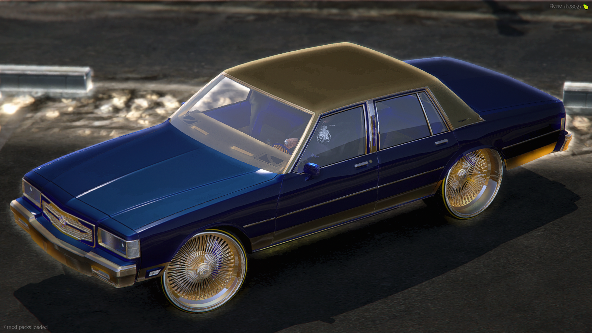 1986 Full Top Box Chevy on Spokes