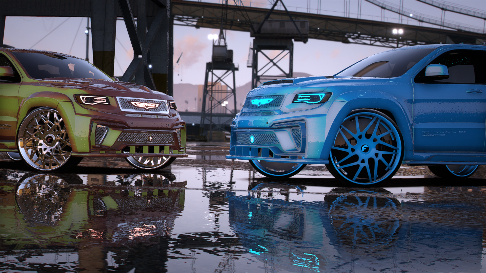 Cj on 32s Tiff Blu Trackhawk