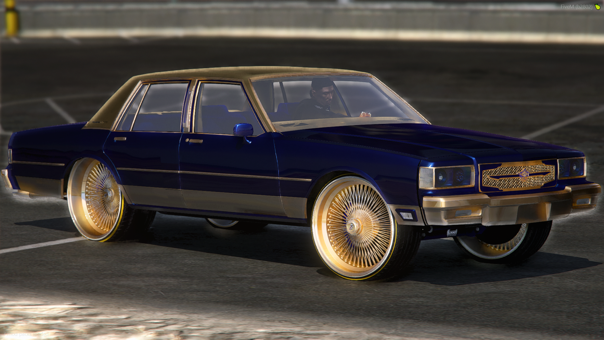 1986 Full Top Box Chevy on Spokes