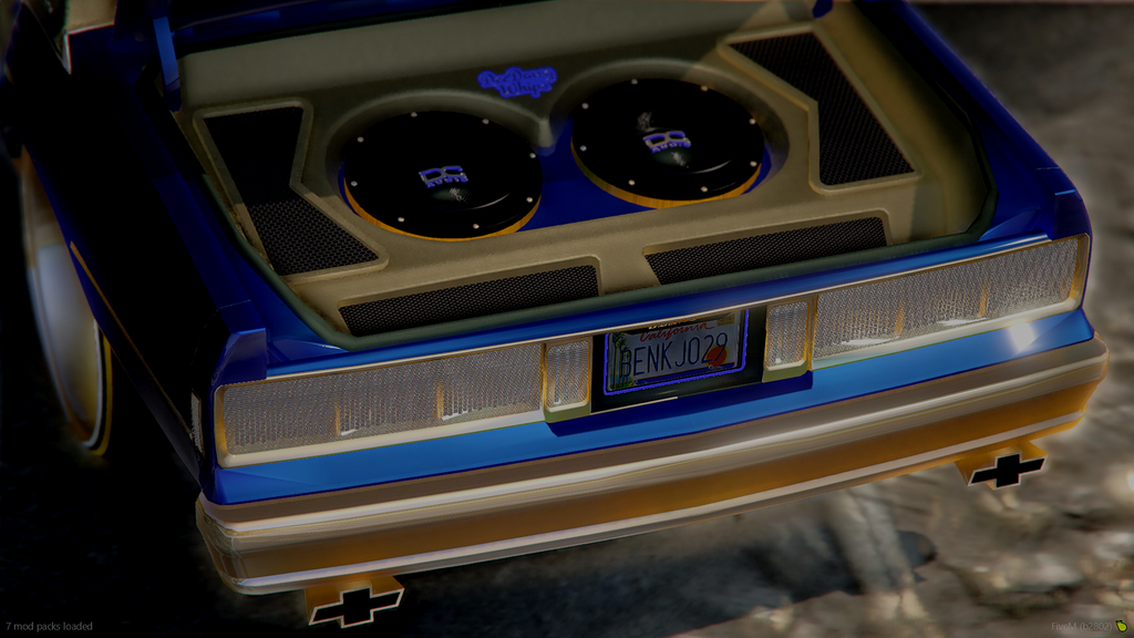 1986 Full Top Box Chevy on Spokes