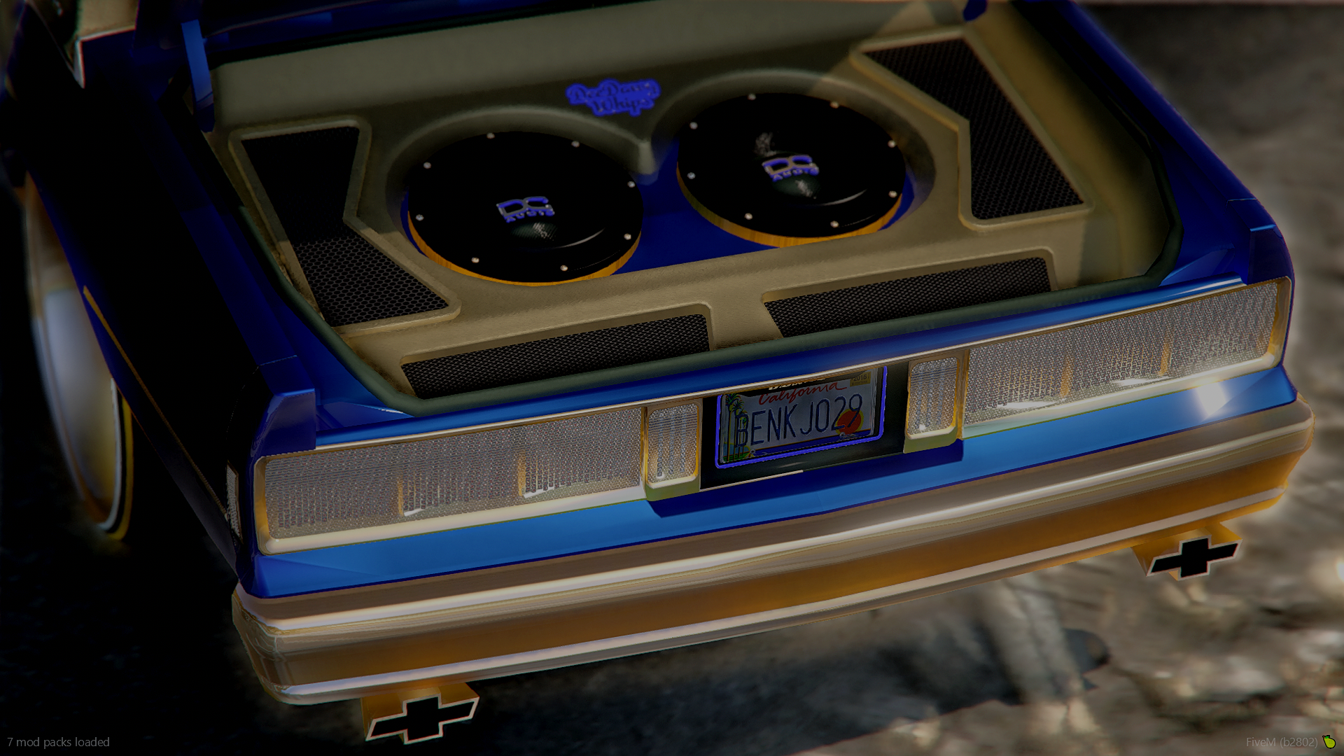 1986 Full Top Box Chevy on Spokes