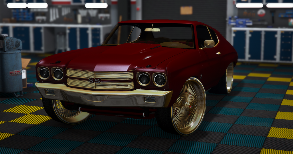 1970 Chevelle on Spokes