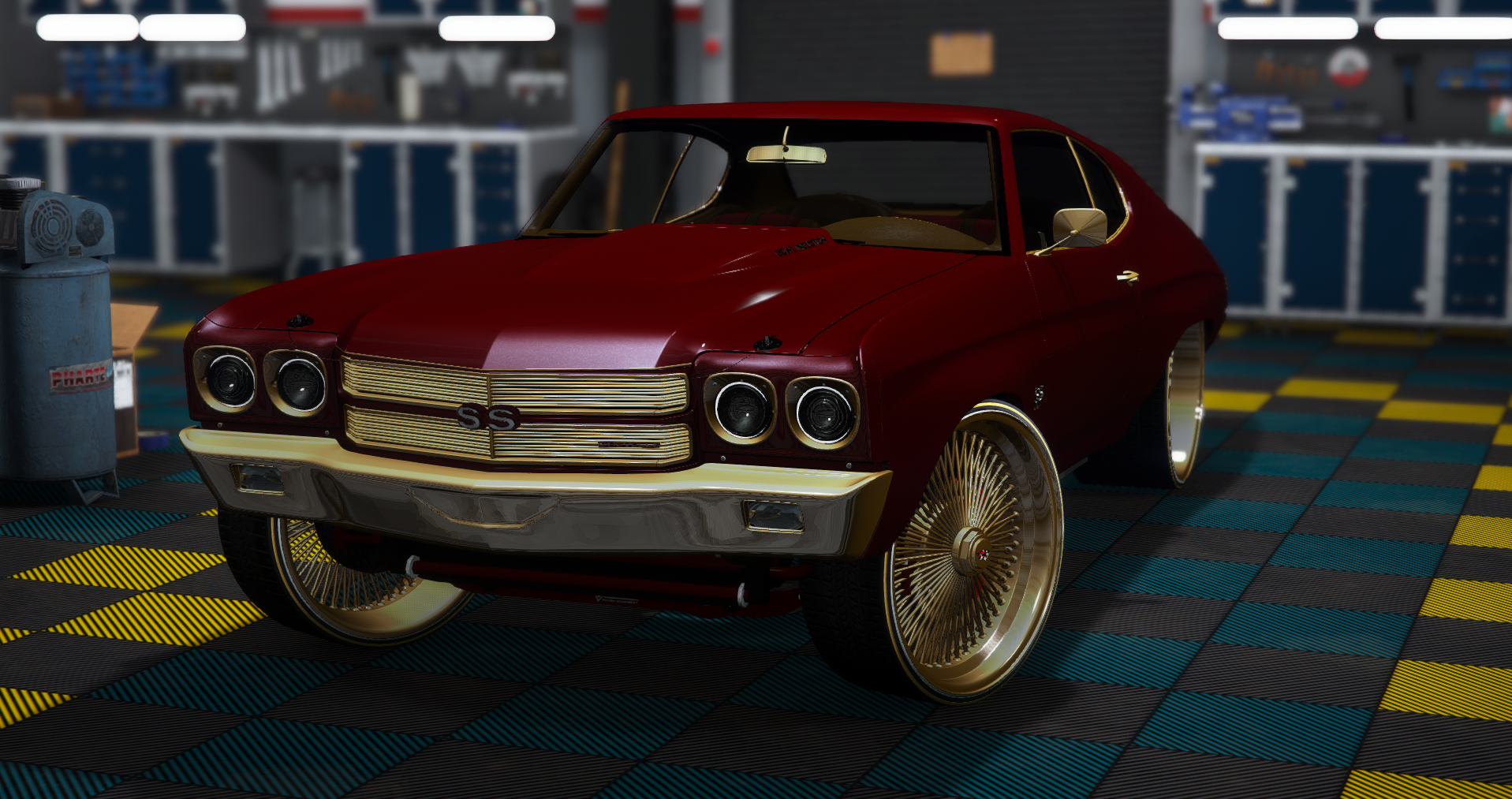 1970 Chevelle on Spokes