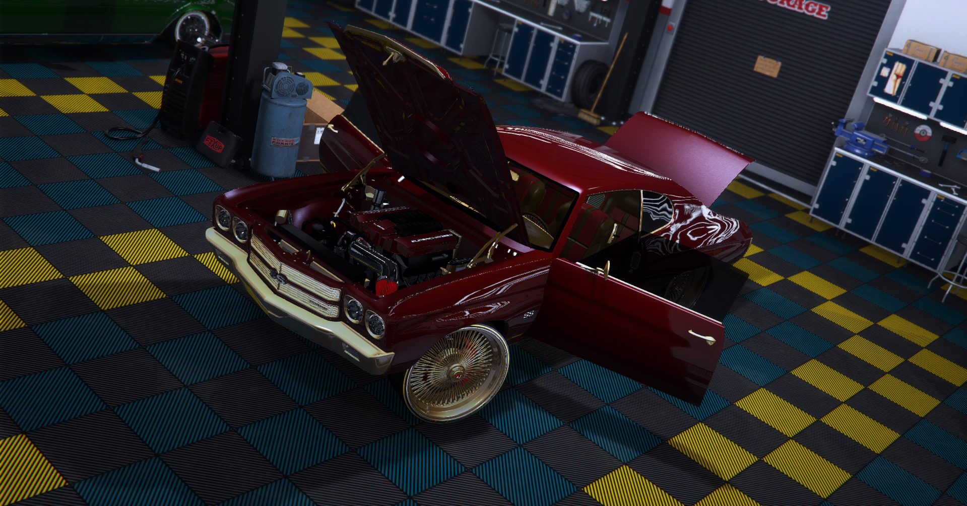 1970 Chevelle on Spokes