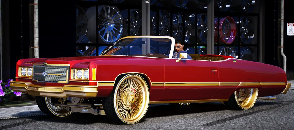 1974 Caprice Vert on Spokes