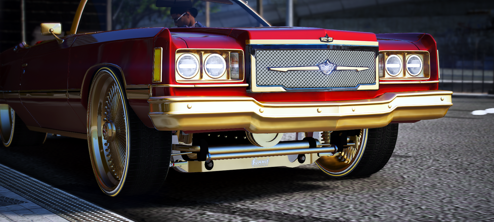 1974 Caprice Vert on Spokes