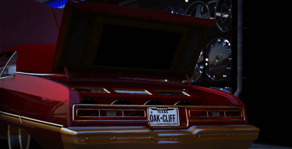 1974 Caprice Vert on Spokes