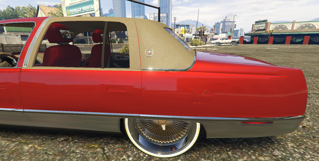 1995 Cadillac Deville on Spokes