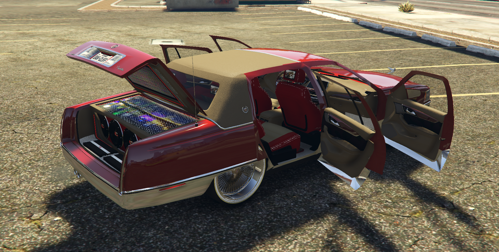 1995 Cadillac Deville on Spokes