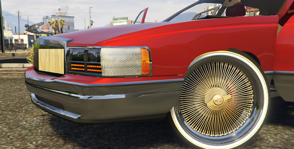 1995 Cadillac Deville on Spokes