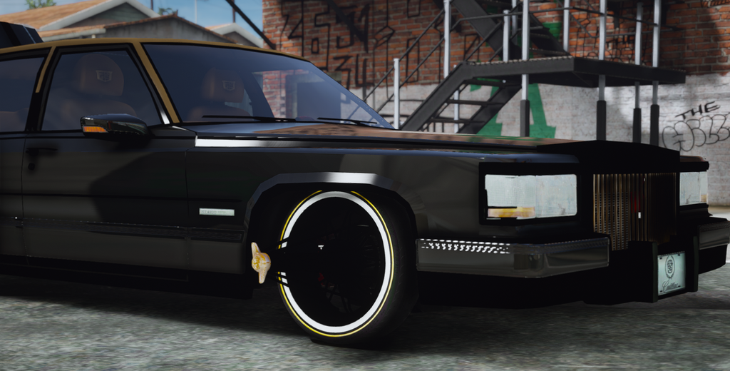 1990 Fleetwood Blk Caddy Slab