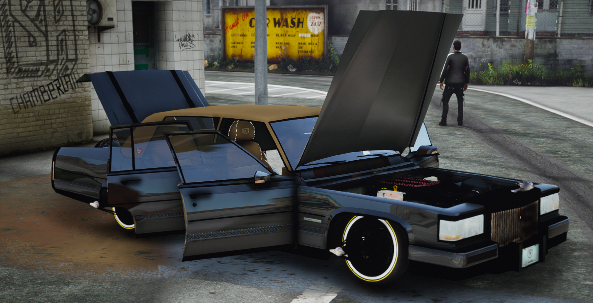 1990 Fleetwood Blk Caddy Slab