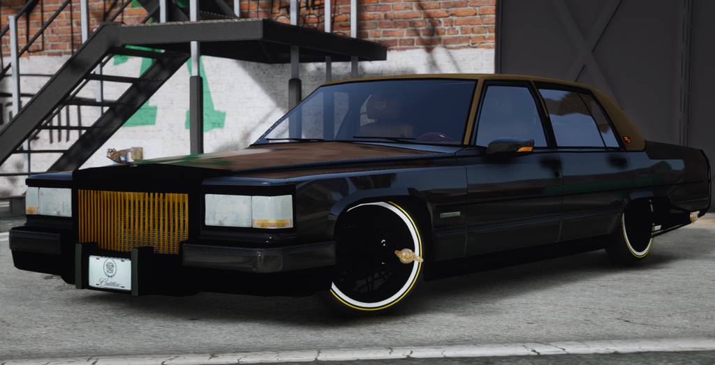 1990 Fleetwood Blk Caddy Slab