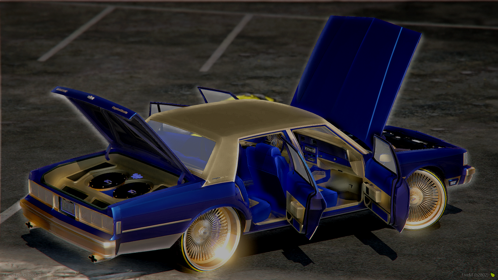 1986 Full Top Box Chevy on Spokes