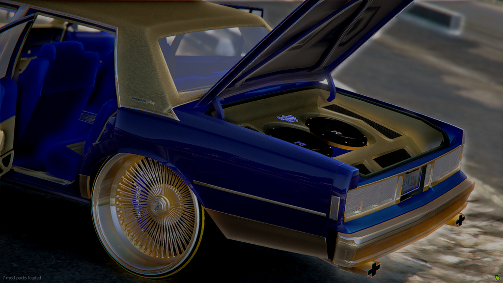 1986 Full Top Box Chevy on Spokes