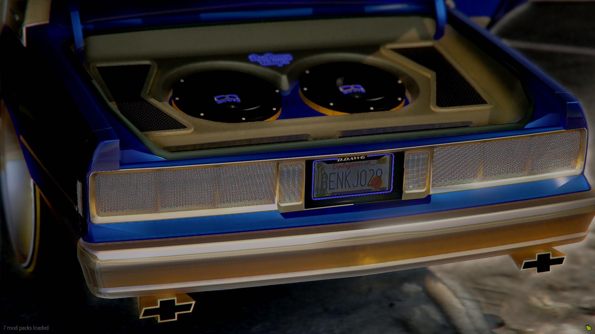 1986 Full Top Box Chevy on Spokes